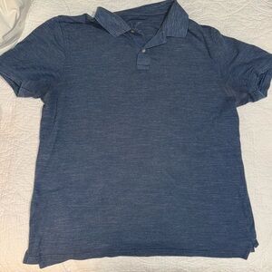 Sonoma Blue Polo Shirt Casual Cotton Blend